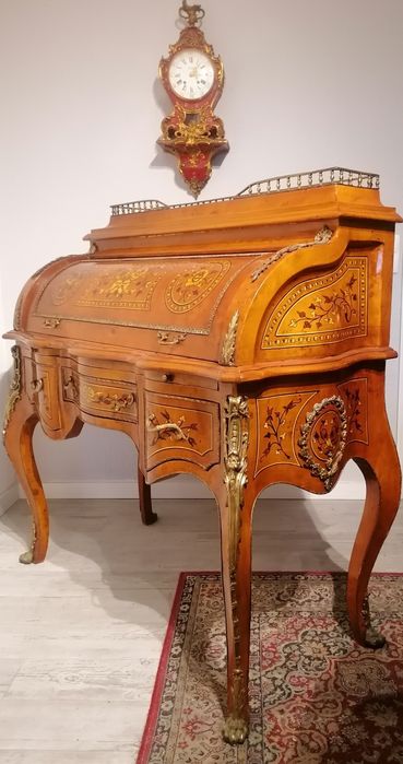 Imponente Clássica Escrivaninha, Luís XV (Papeleira Secretária)