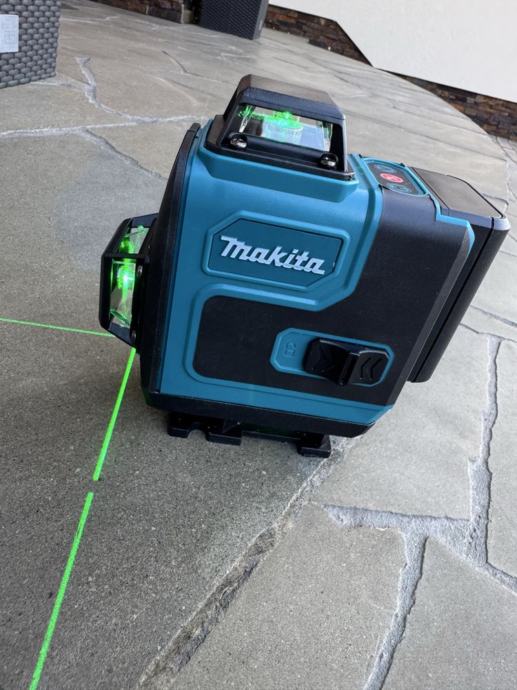 Laser 360 krzyżowy ZIELONY makita Nowy PION POZIOM pilot niwelator