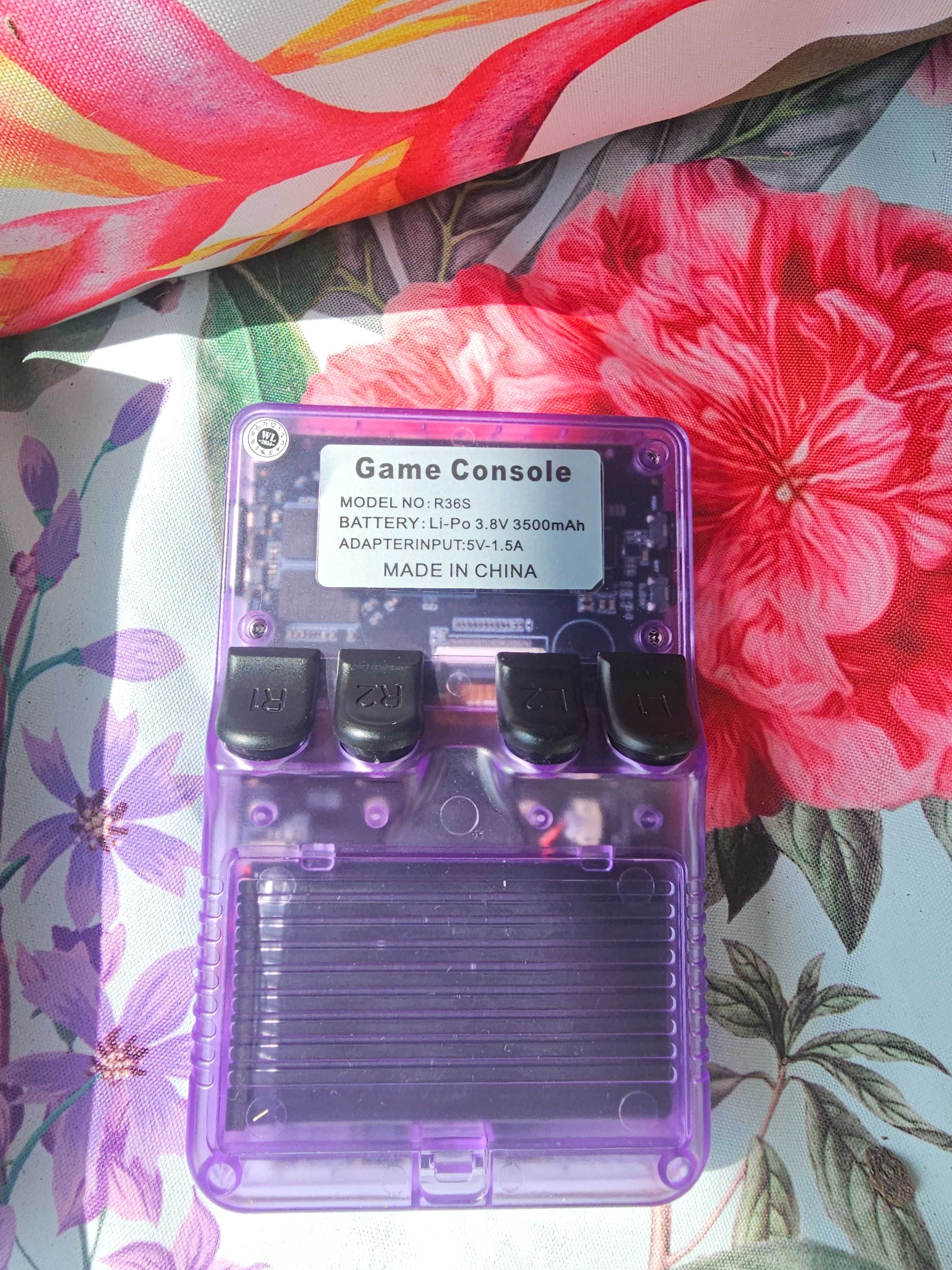 Consola portátil retro R36S Roxa