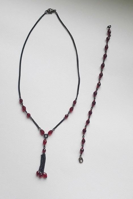 komplet naszyjnik + bransoletka