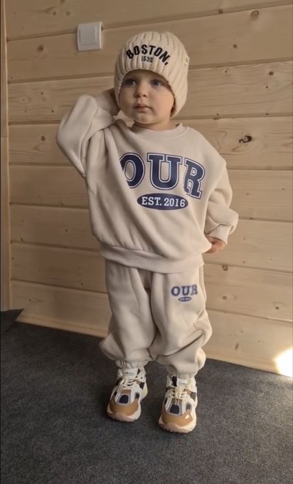 Продам утеплений штучним хутром костюм