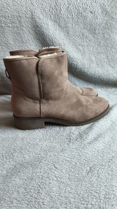 Botki F&F 41 beżowe