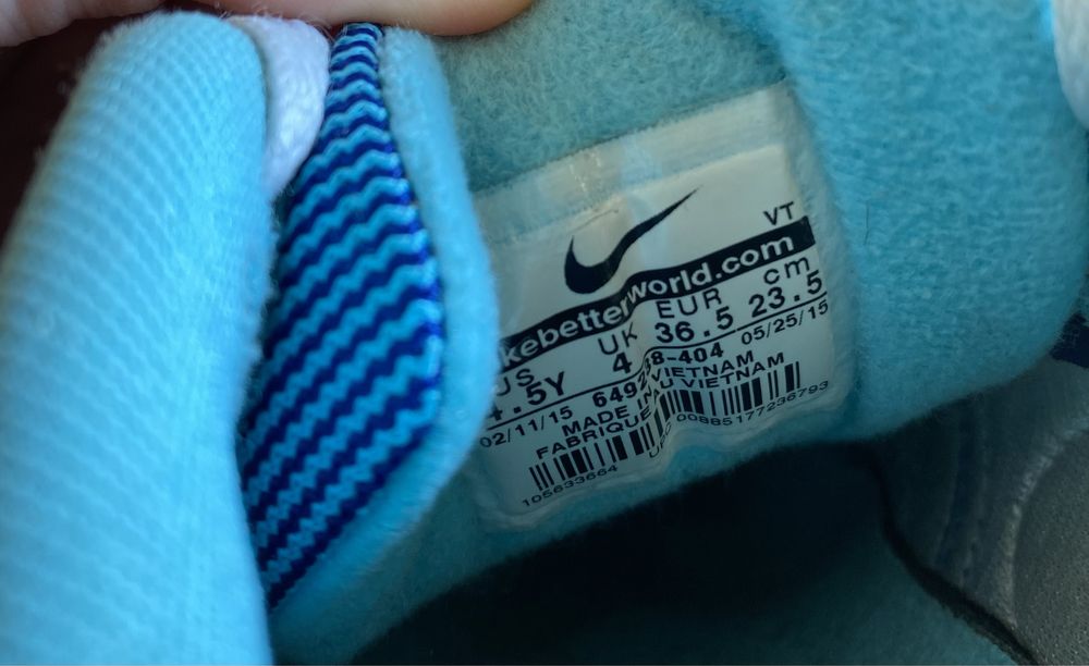 Buty nike air windrunner 36,5 niebieskie  granatowe