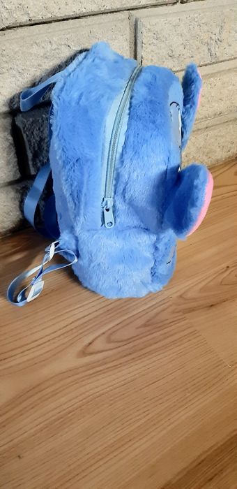 Plecak szkolny plecaczek przedszkolny niebieski Stitch Stich Sticz