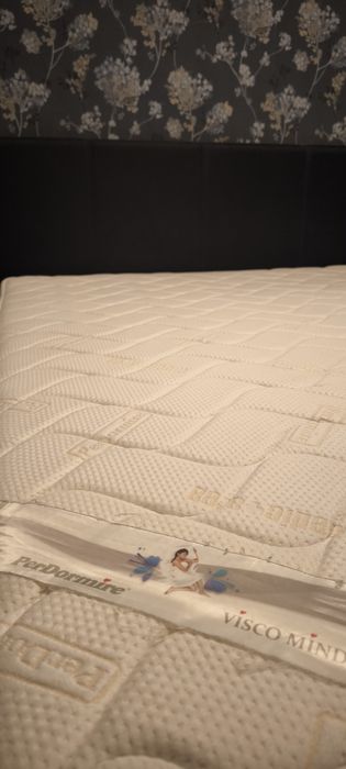 Tapicerowane łòżko 160x200 granat