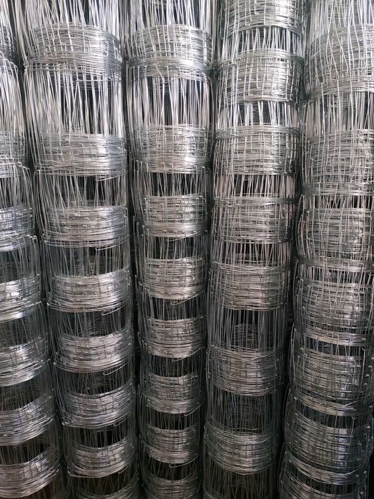 Siatka leśna ocynkowana 150, 180, 200cm ogrodzeniowa tymczasowa słupki