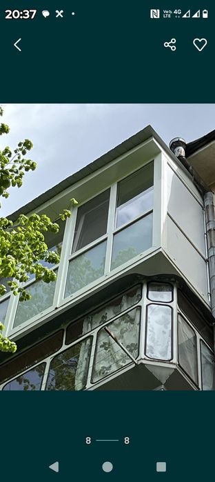 Балкони вікна двері