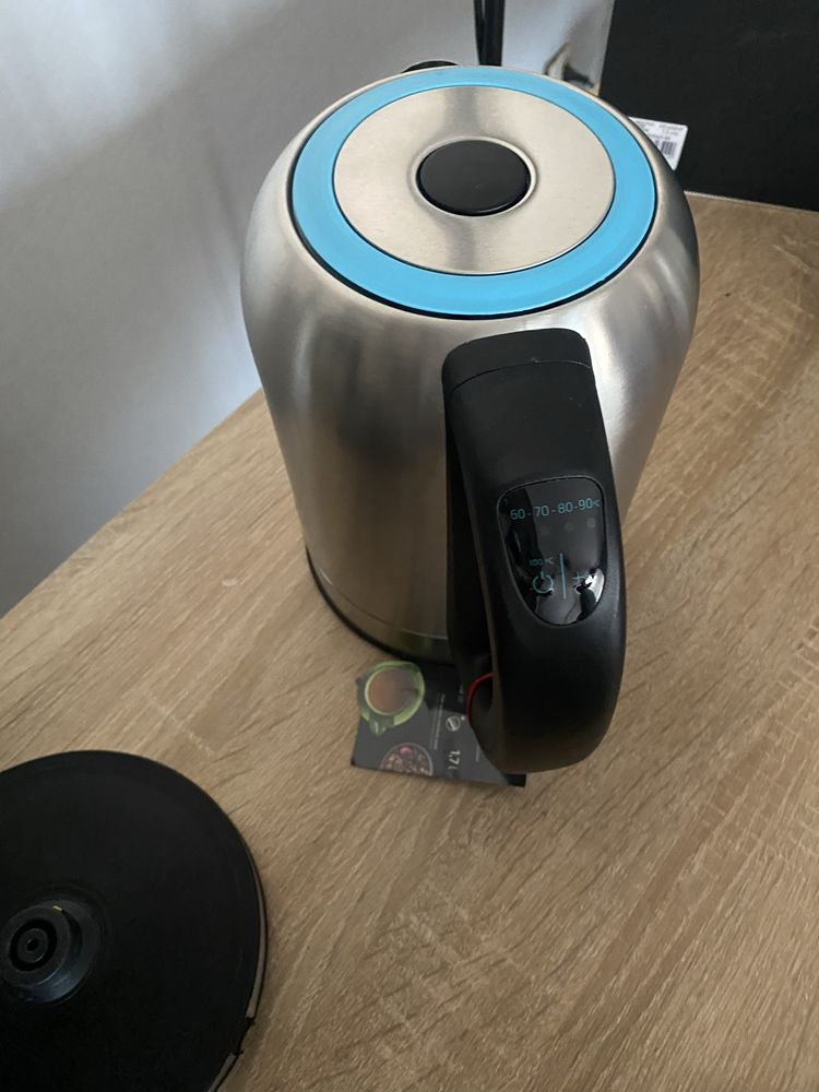 Czajnik elektryczny Cecotec ThermoSense 2200 W 1,7 l srebrny/szary