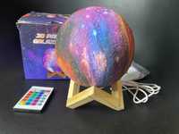 Детский ночник космос 3D c пультом  безпроводной светильник Moon Light
