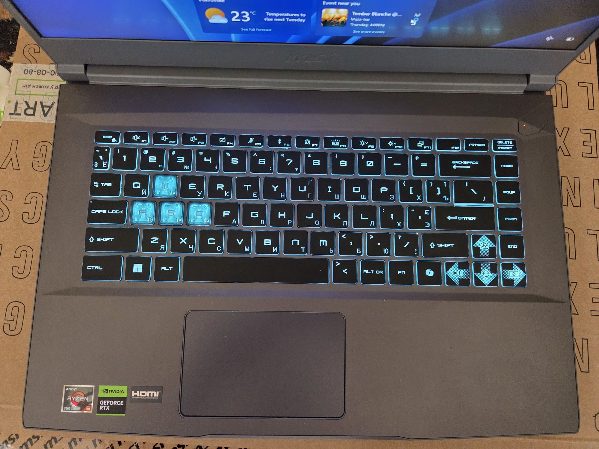 Ноутбук MSI Thin A15 B7VE