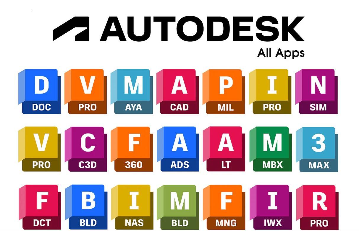 Autodesk 40+ приложений (Autocad-Maya-3ds Max и т.д)  12 месяцев