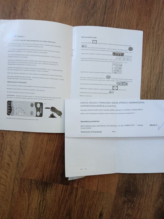 Materac masujący Medix