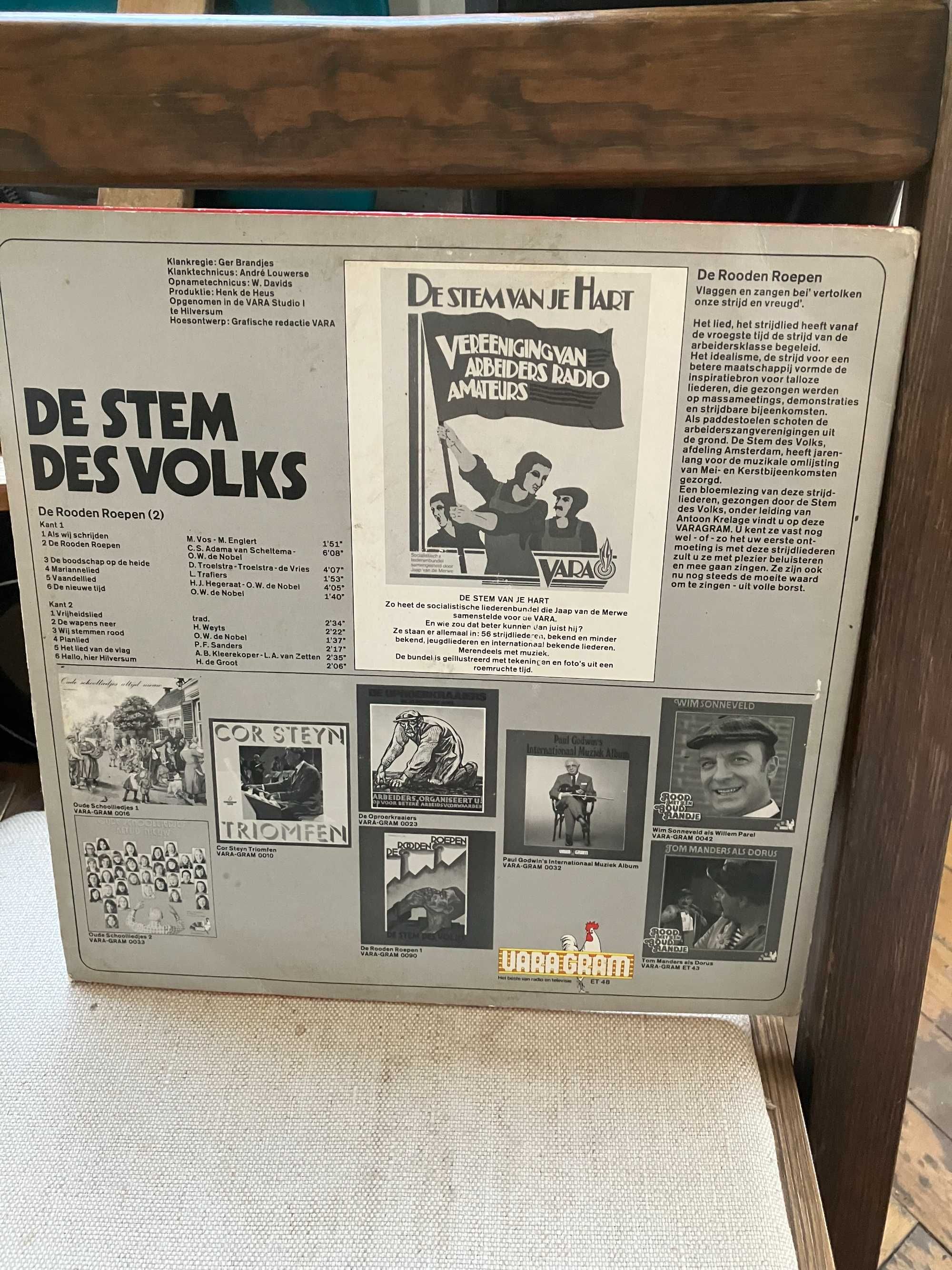 Winyl  Die Rooden Roepen " De Stem Des Volks : mint