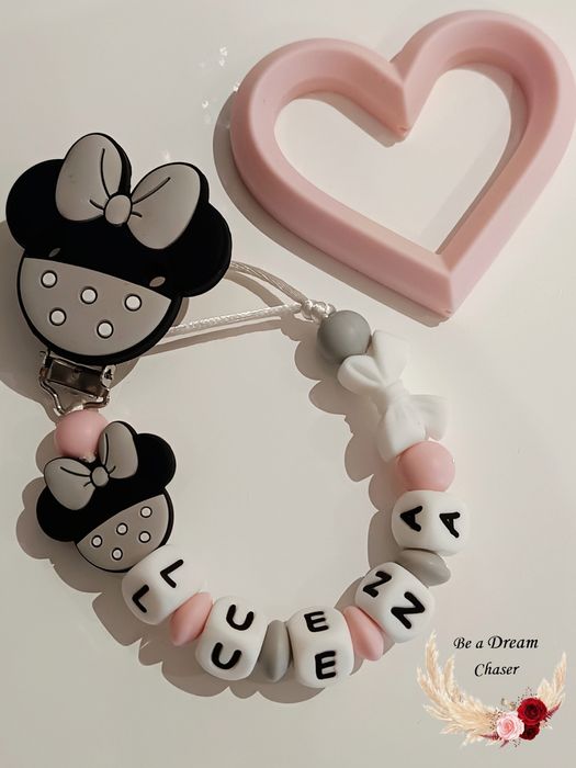 Prendedor de chupeta em silicone