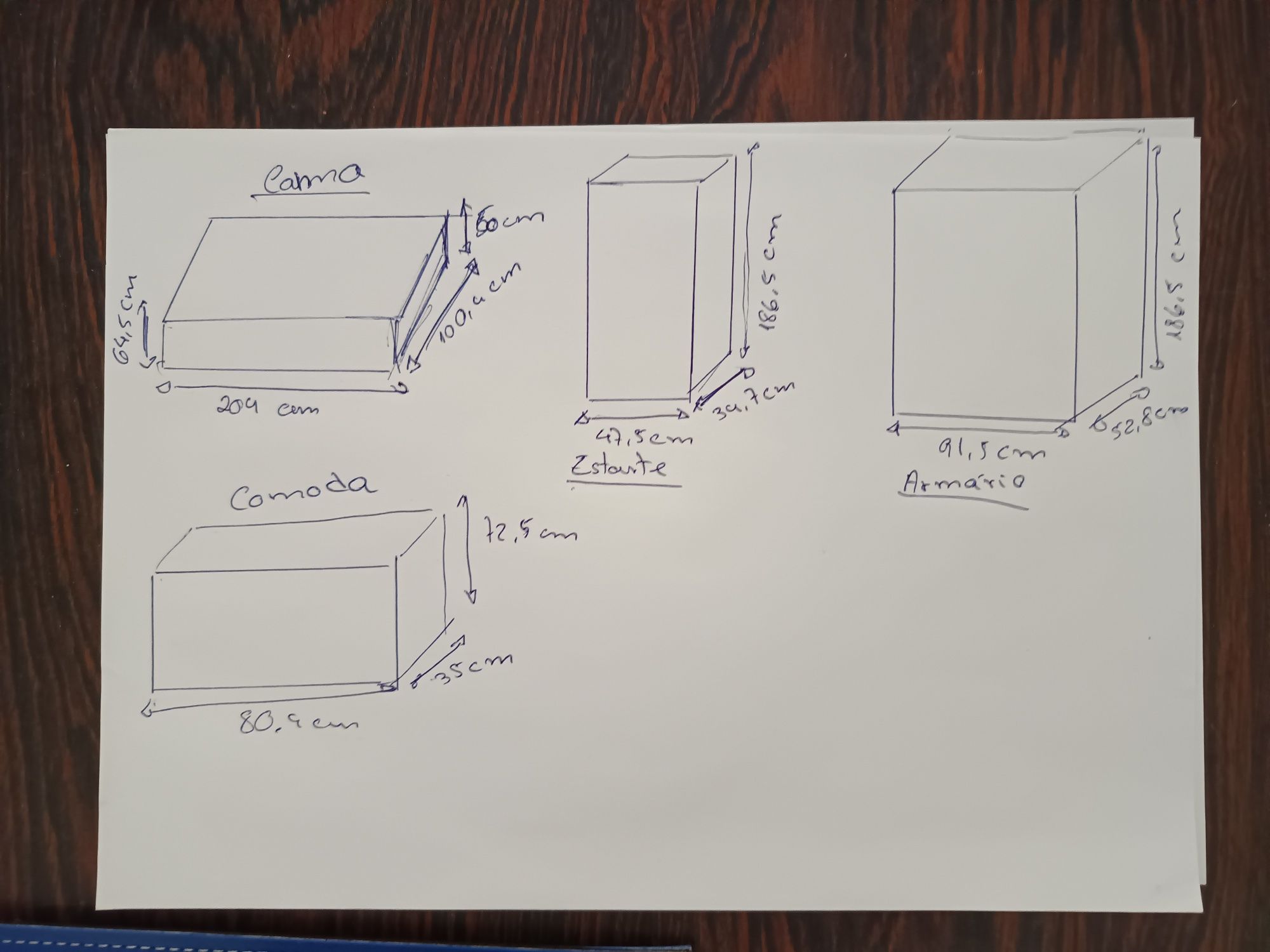 Mobila para quarto de  criança, cama, cómoda, armarios