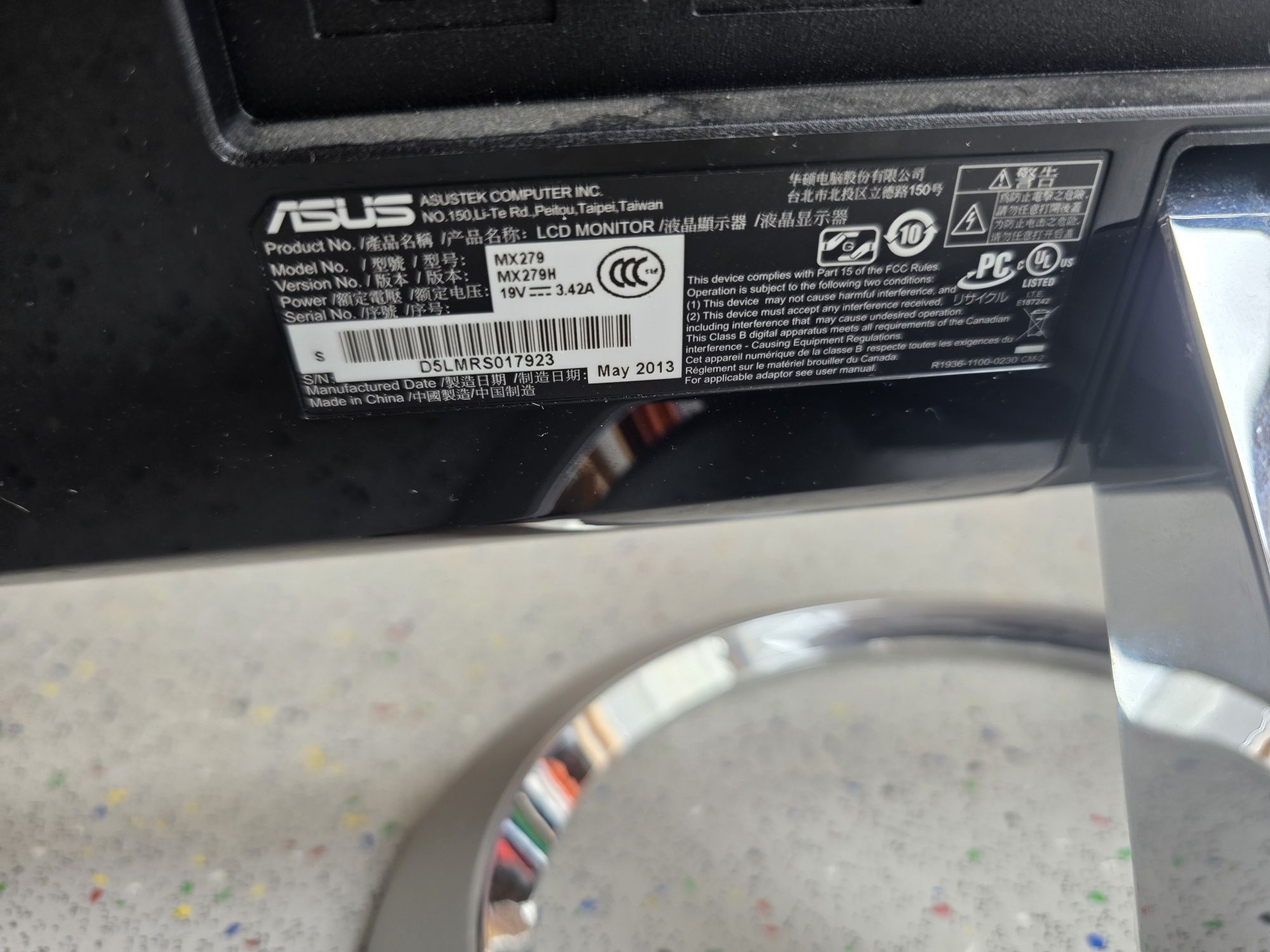 Monitor 27 polegadas Asus