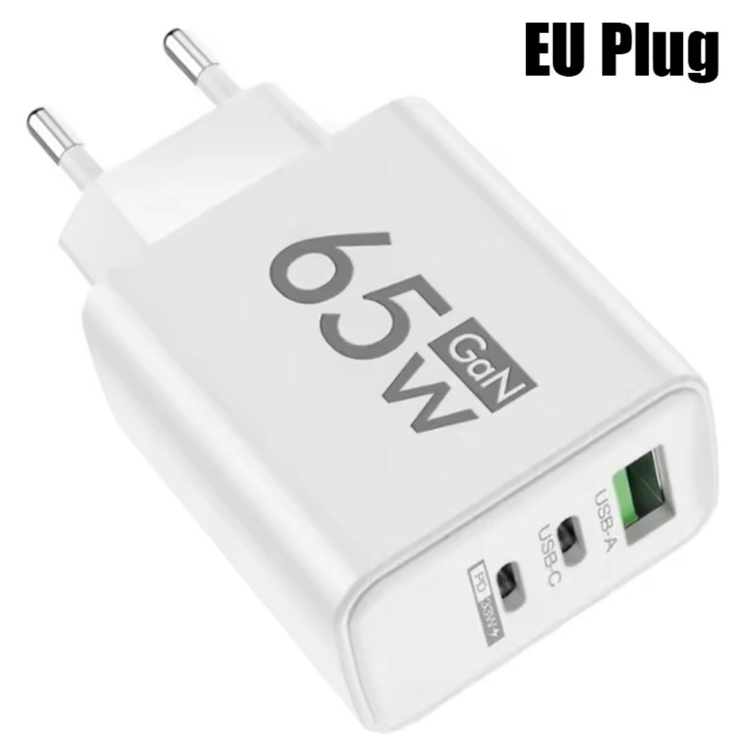 Wtyczka do telefonu/laptopa USB C x2  i USB A x1