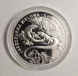 Srebrna moneta kolekcjonerska 20zł Jaszczurka Zielona 2009