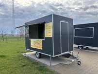 Przyczepa gastronomiczna 3,5x 2m, DMAC 750kg