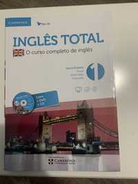 Livro escolar Inglês Total c/CD