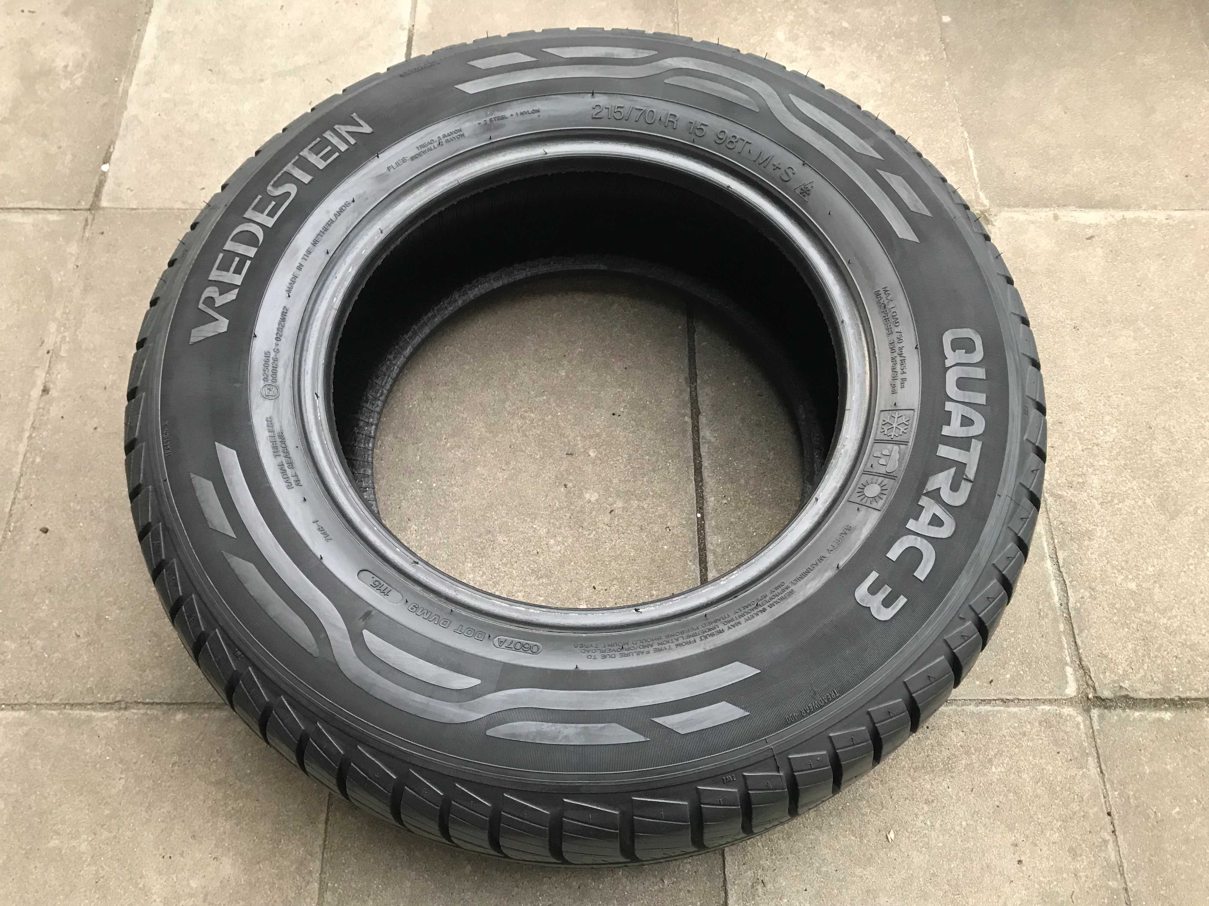 Opony 215/70/15 215/70R15 98T Vredestein Quatrac 3 2szt