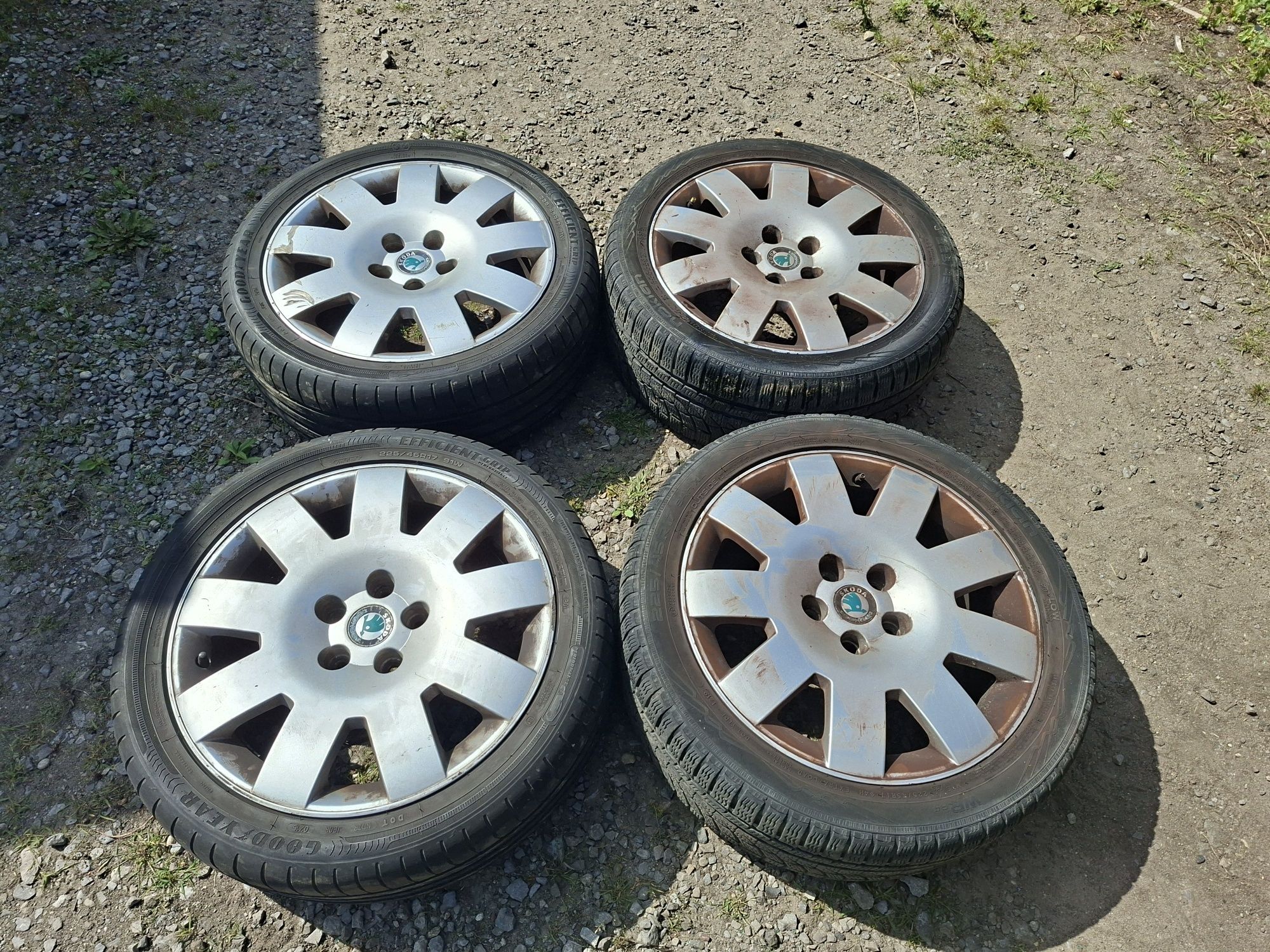 Alufelgi Koła skoda octavia II 5x112 et37 17" a4 a6 passat