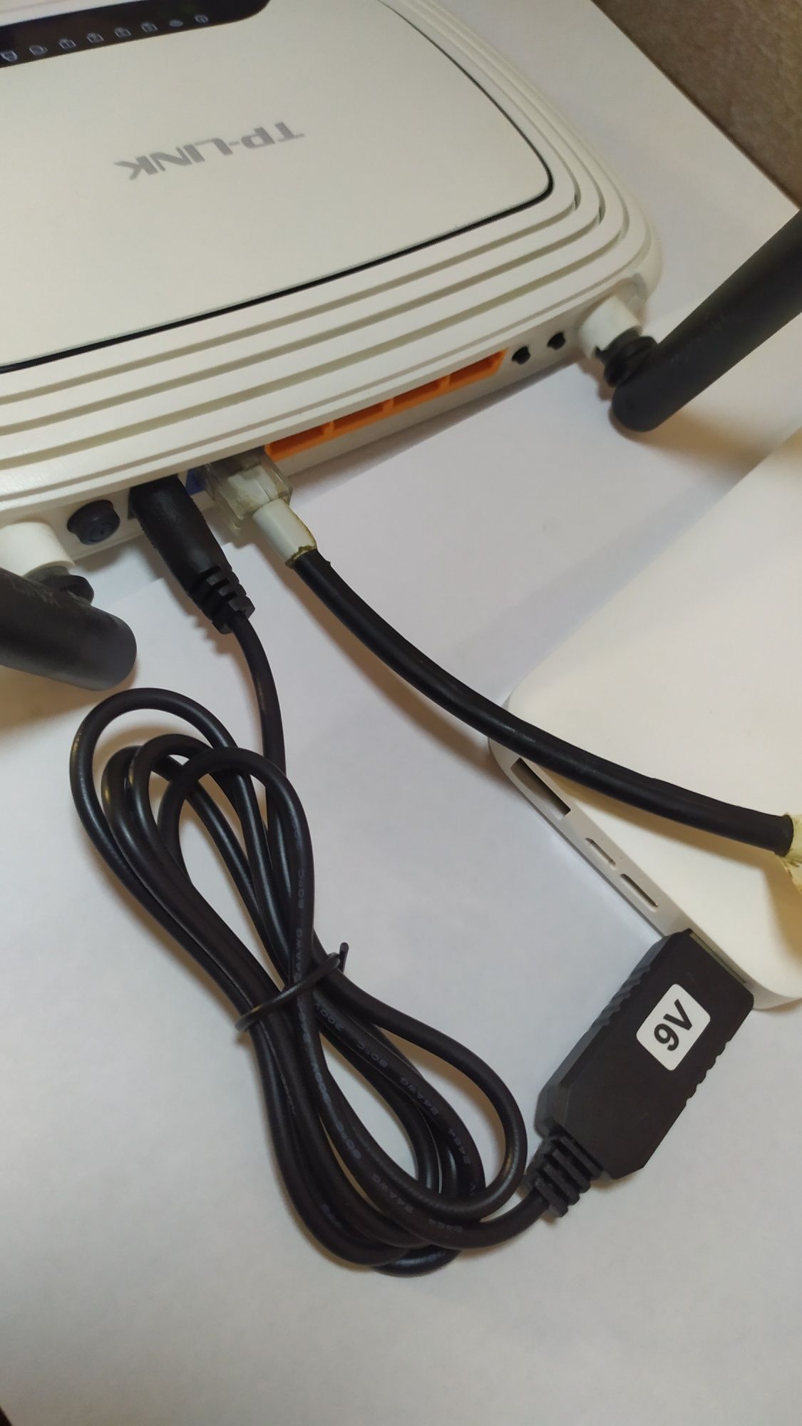 Кабель USB DC 9v 5.5x2.1 для роутера модему від Powerbank
