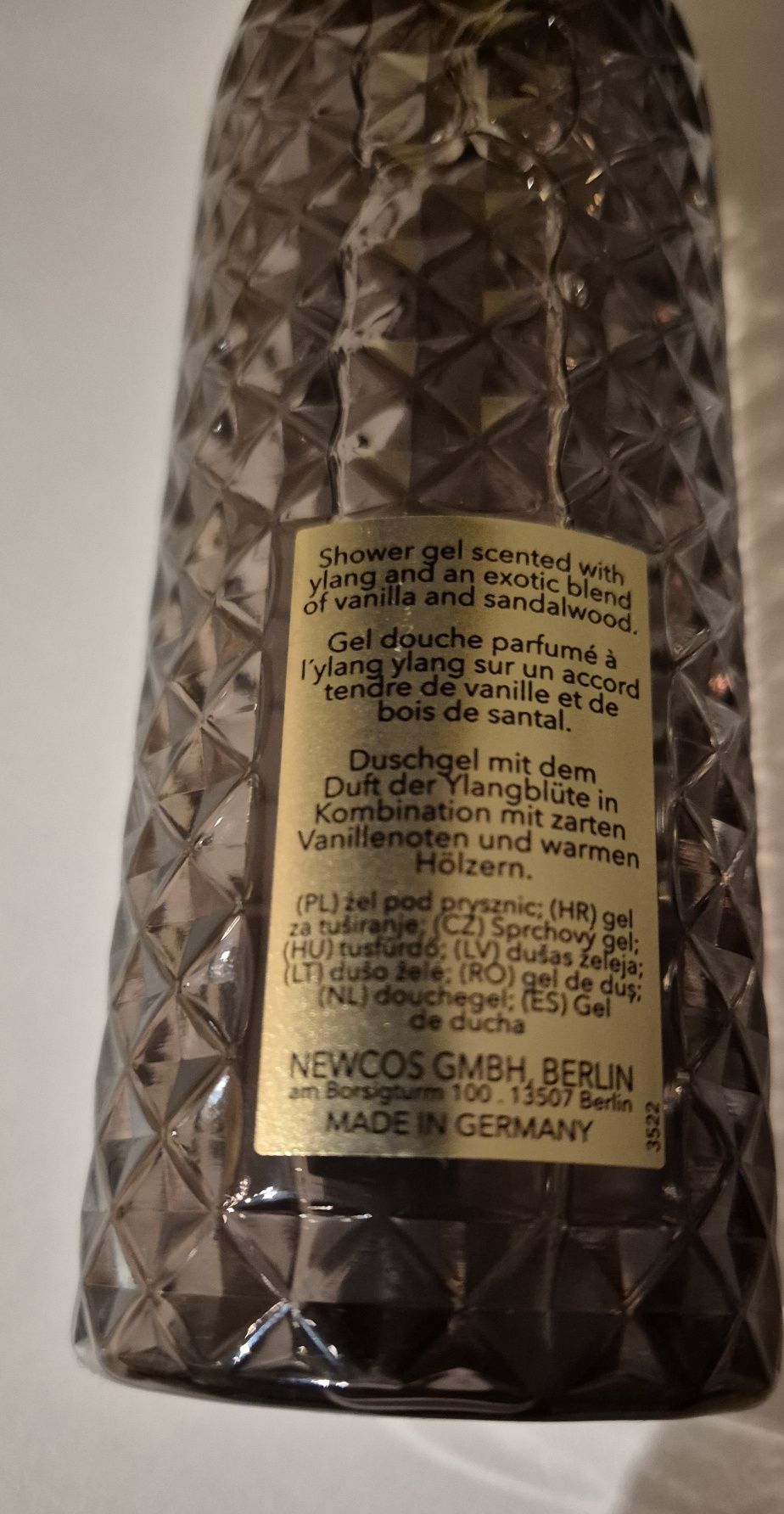 Żel pod prysznic Vivian Gray.  Gemstone Ylang & Vanilla. 30ml.