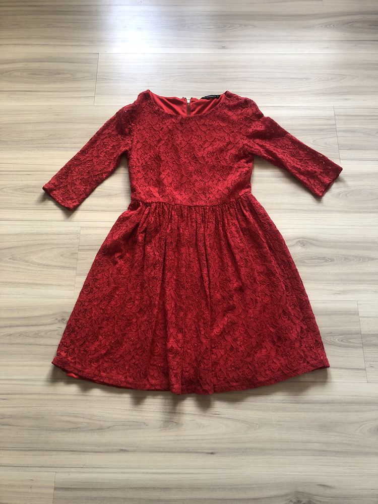 Sukienka czerwona  S M 36-38