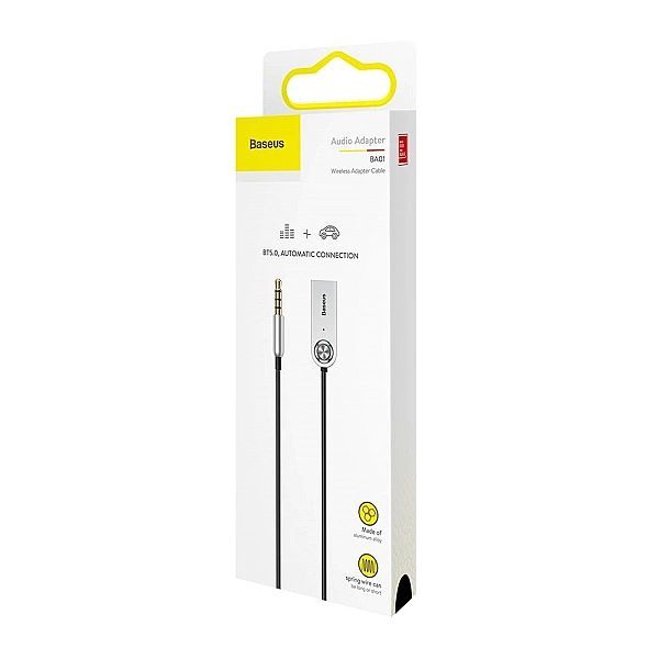 Baseus Ba01 odbiornik dźwięku Bluetooth 5.0 kabel adapter audio Aux ja