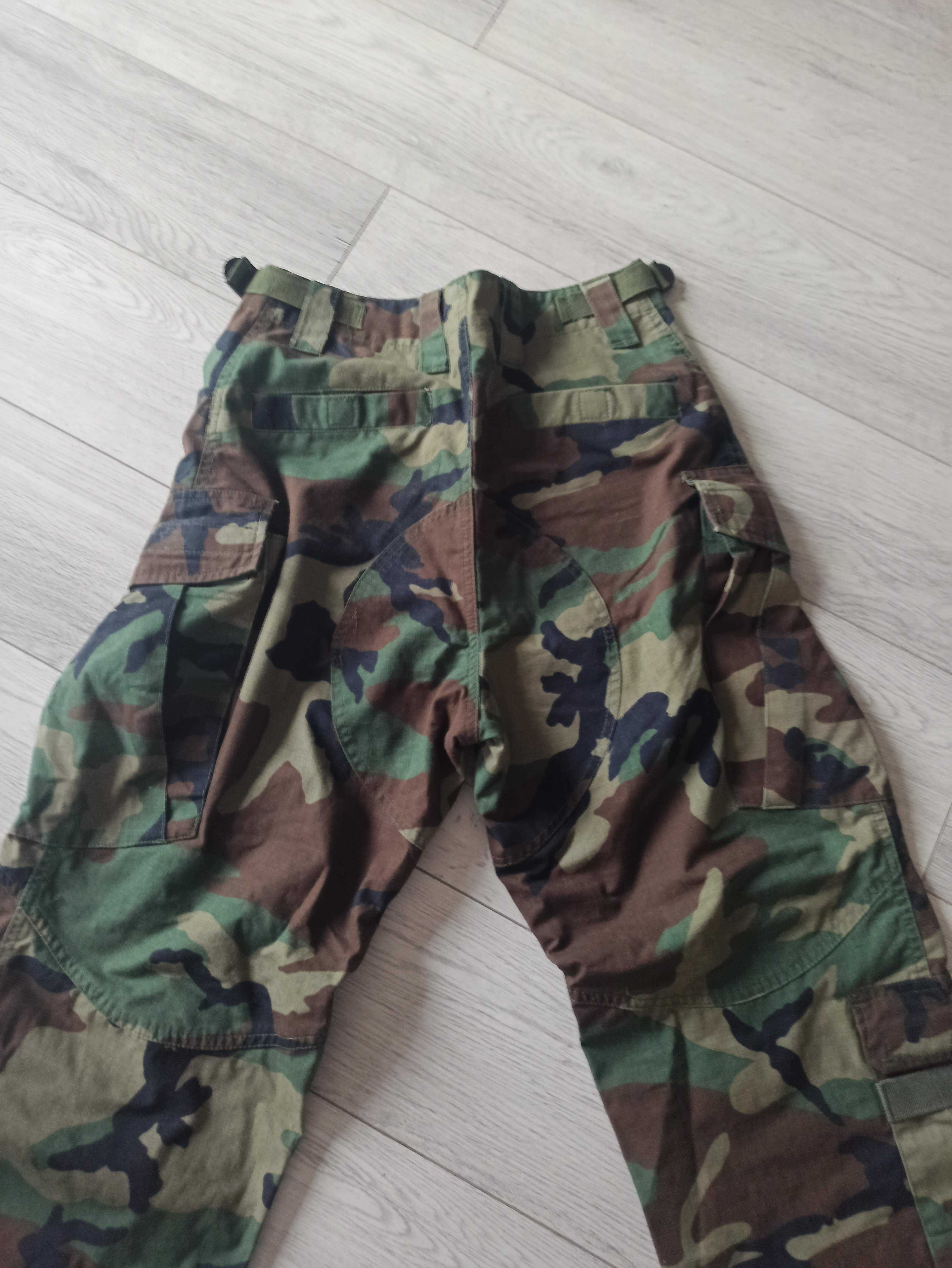 SPODNIE bojówki M65 Woodland XS/R US Army USMC