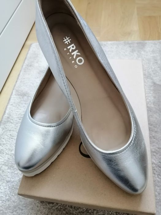 Buty skórzane damskie Ryłko w rozmiarze 37,5