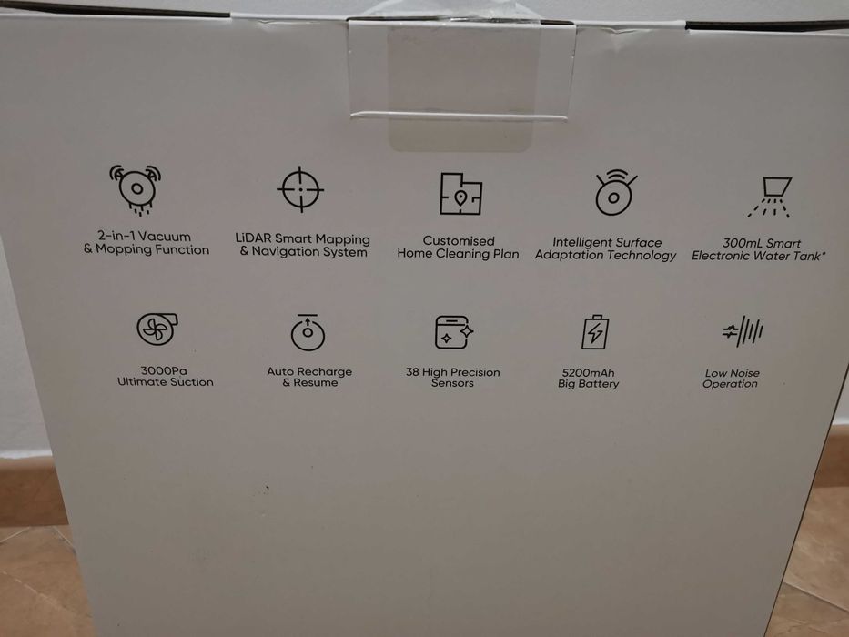 Realme Techlife robot aspirador - novo, nunca usado