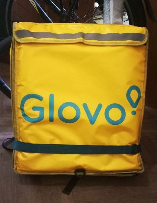 Plecak Glovo żółty