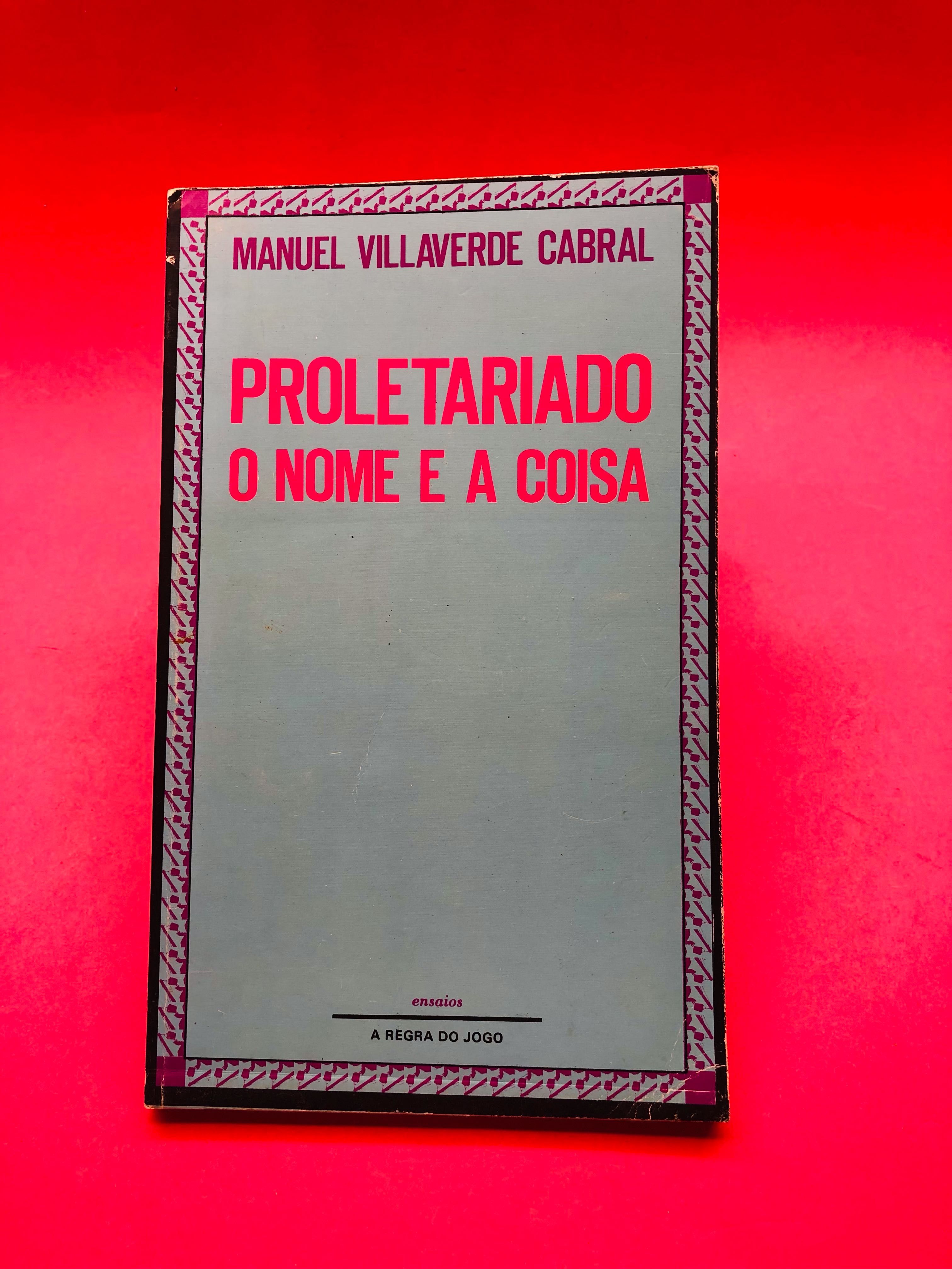 Proletariado: O Nome e a Coisa - Manuel Villaverde Cabral