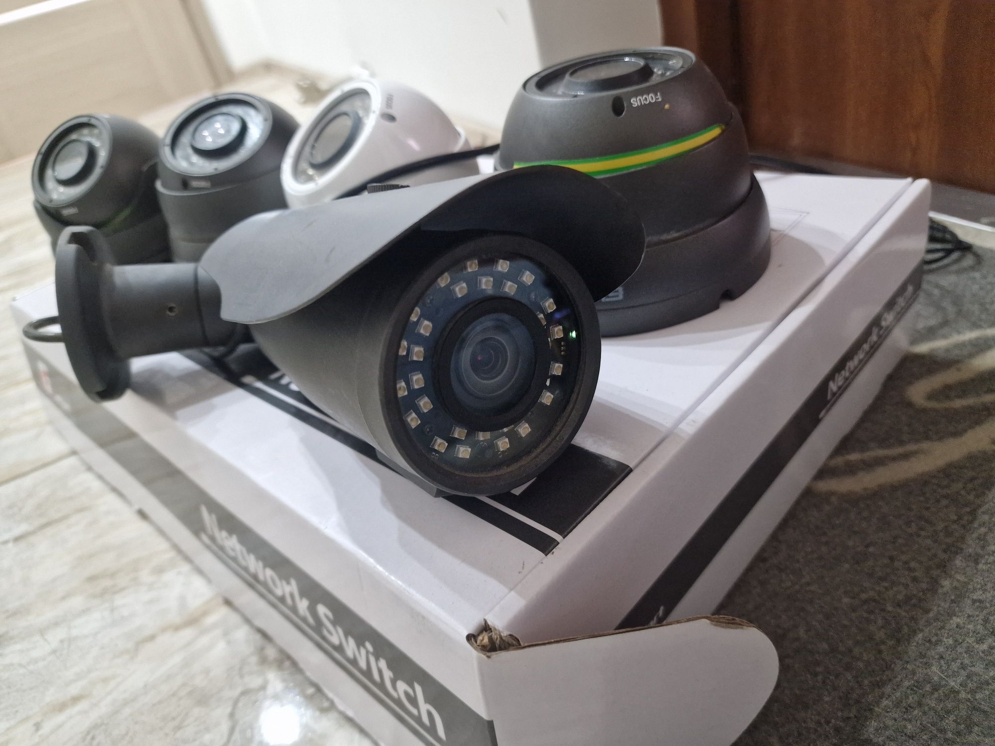 Zestaw 5 kamer, 4 evermax 1 mw power