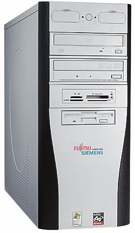 Desktop Computader Scaleo Fujitz Siemens + Monitor + Colunas + Teclado