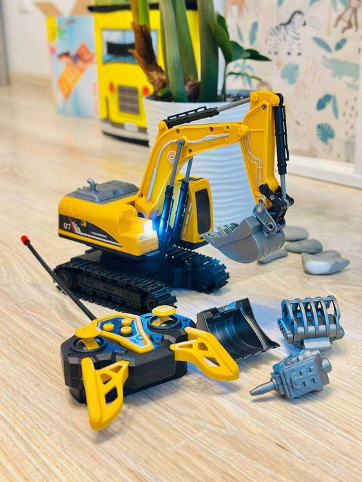 Дитячий радіокерований Екскаватор 3в1
