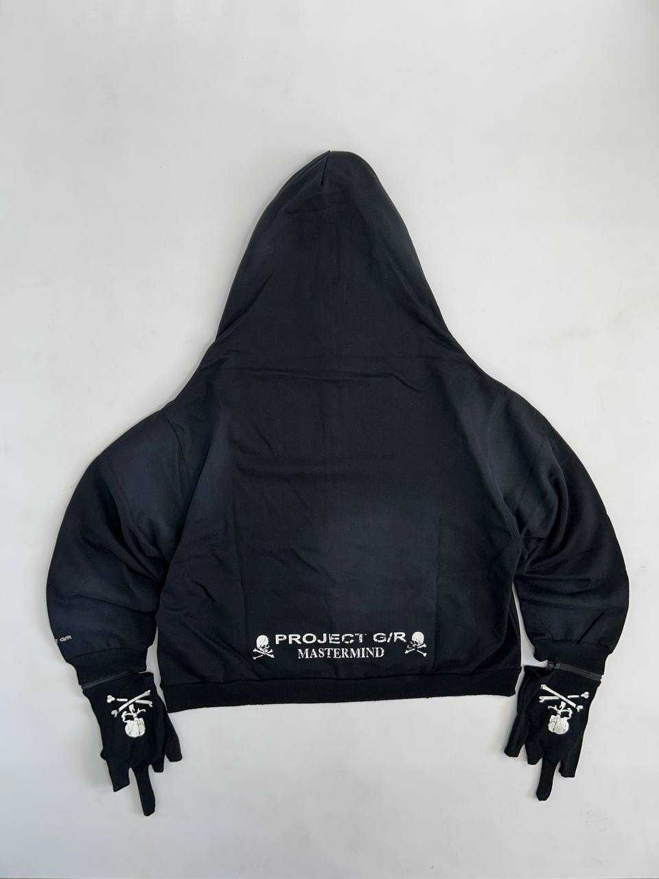 Project Grailz GR Mastermind zip up чорна зіпка зипка фулл худи кофта