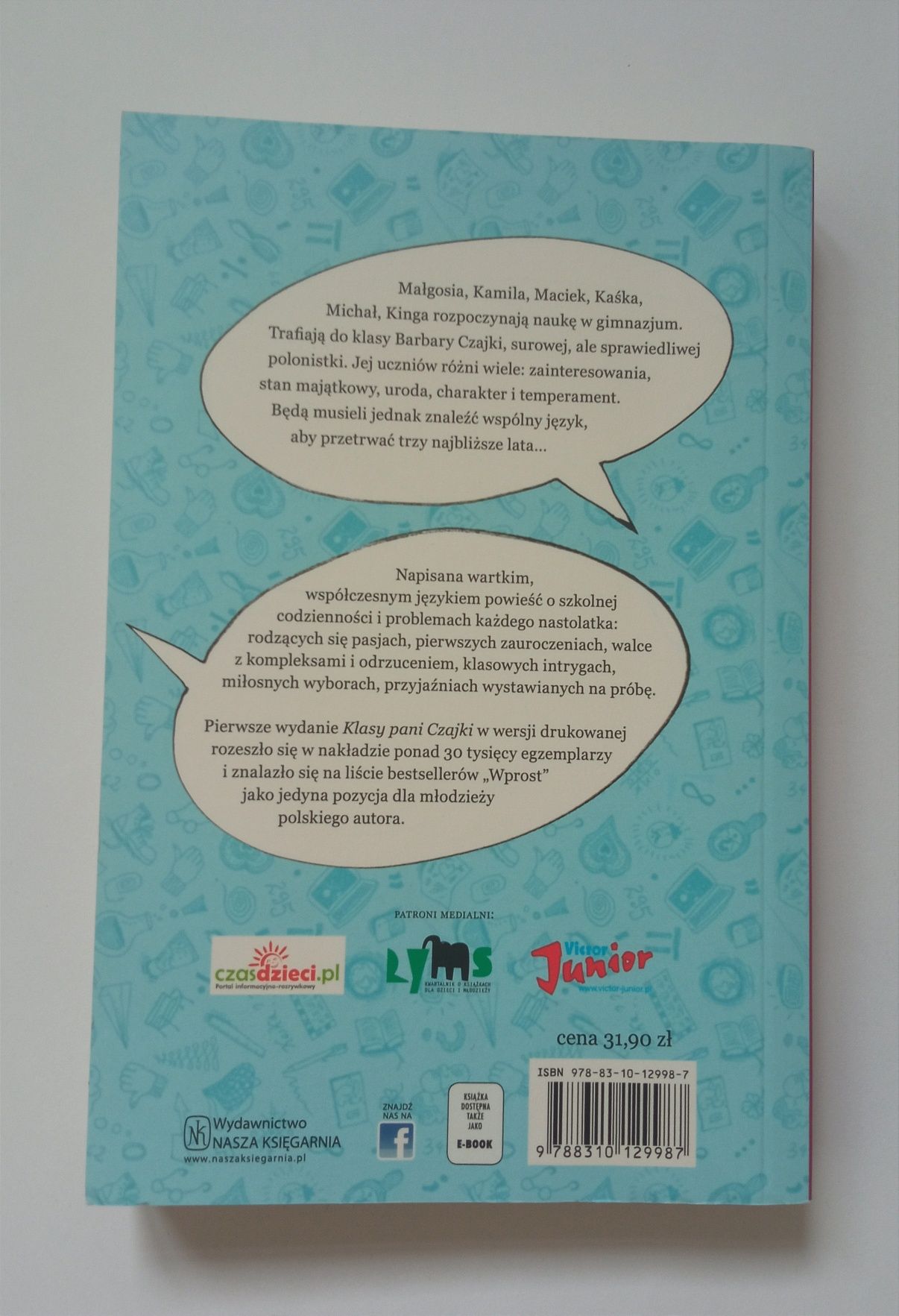 Książka „Klasa Pani Czajki" Małgorzata Karolina Piekarska