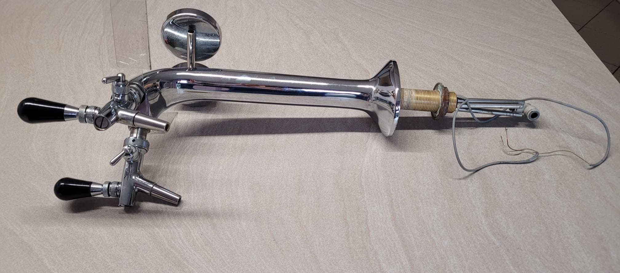 Kolumna / Nalewak typu Cobra Chrom, 2 kranowa z kranami celli