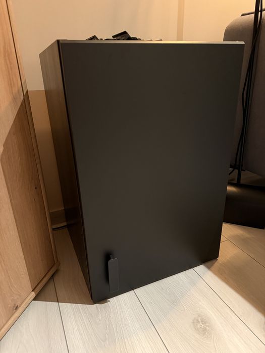 Szafka metod wiszaca 60x37x40 z frontem czarnym matowym