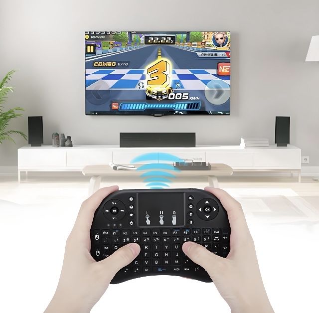 Klawiatura membranowa mini smart tv bezprzewodowa