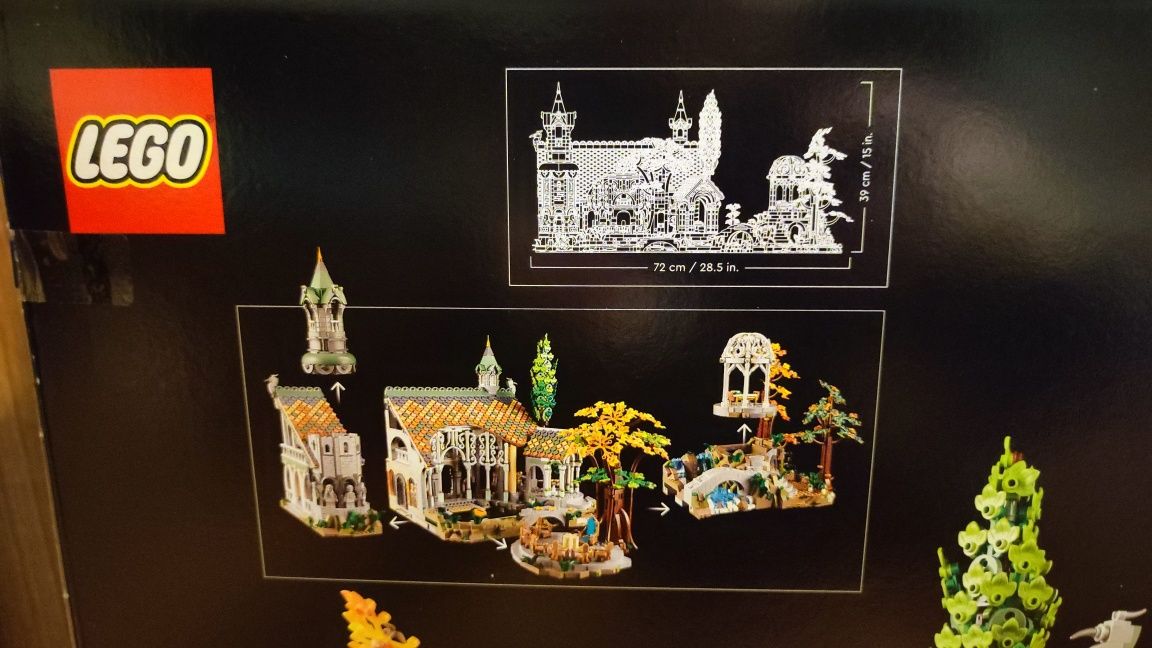 LEGO 10316 The Lord of the Rings Rivendell - novo e selado. Original.