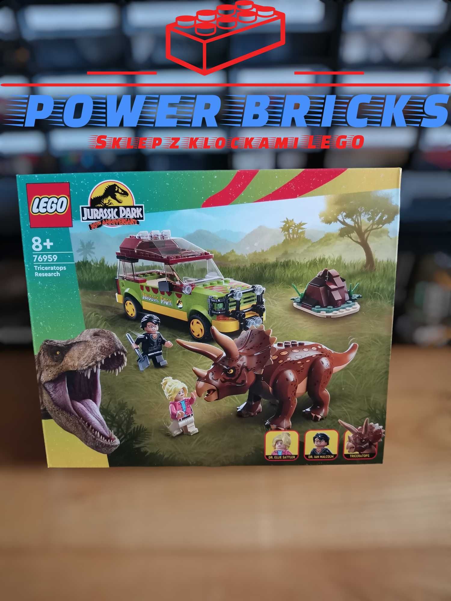 LEGO Jurassic World 76959 - Badanie triceratopsa