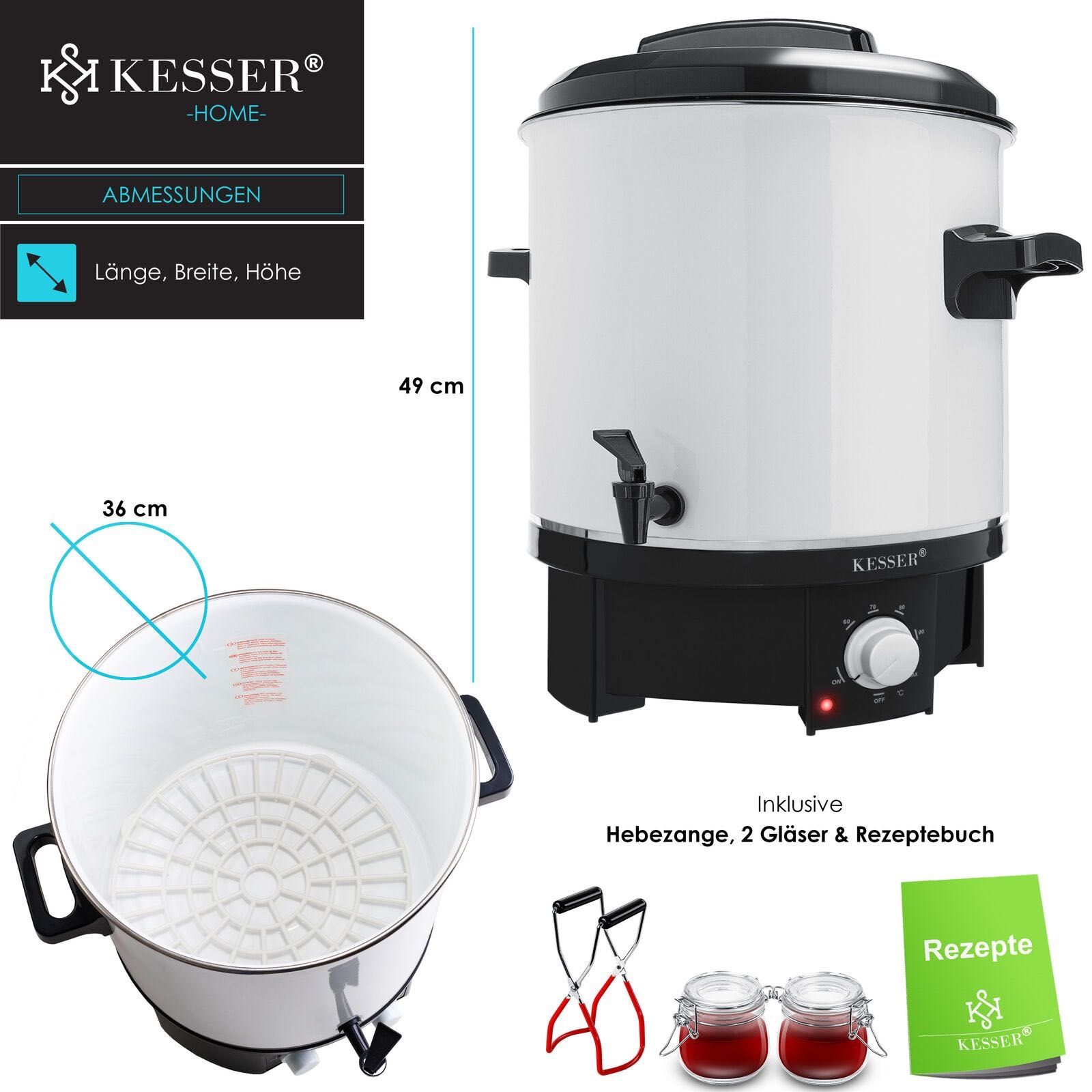 Garnek do Pasteryzacji Wekowania do Grzanego Wina Kesser 27L 1800W