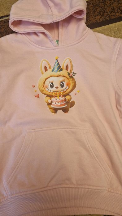 Bluza Labubu jasny róż 140 cm