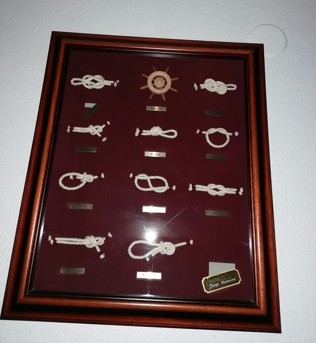 Quadro com nós de marinheiro