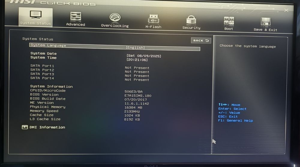 MSI H110M Pro-vh plus, Intel Core i7-6700, 4Гб