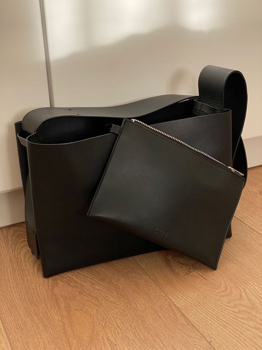 Bolsa de couro Cos, leather bag